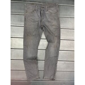 Levis 508 Jeans Mens 31X32 Gray Wash Denim Tapered Leg